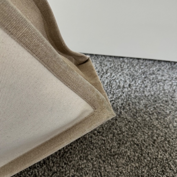 SAINT LAURENT LINEN TOTE - Picture 7 of 13